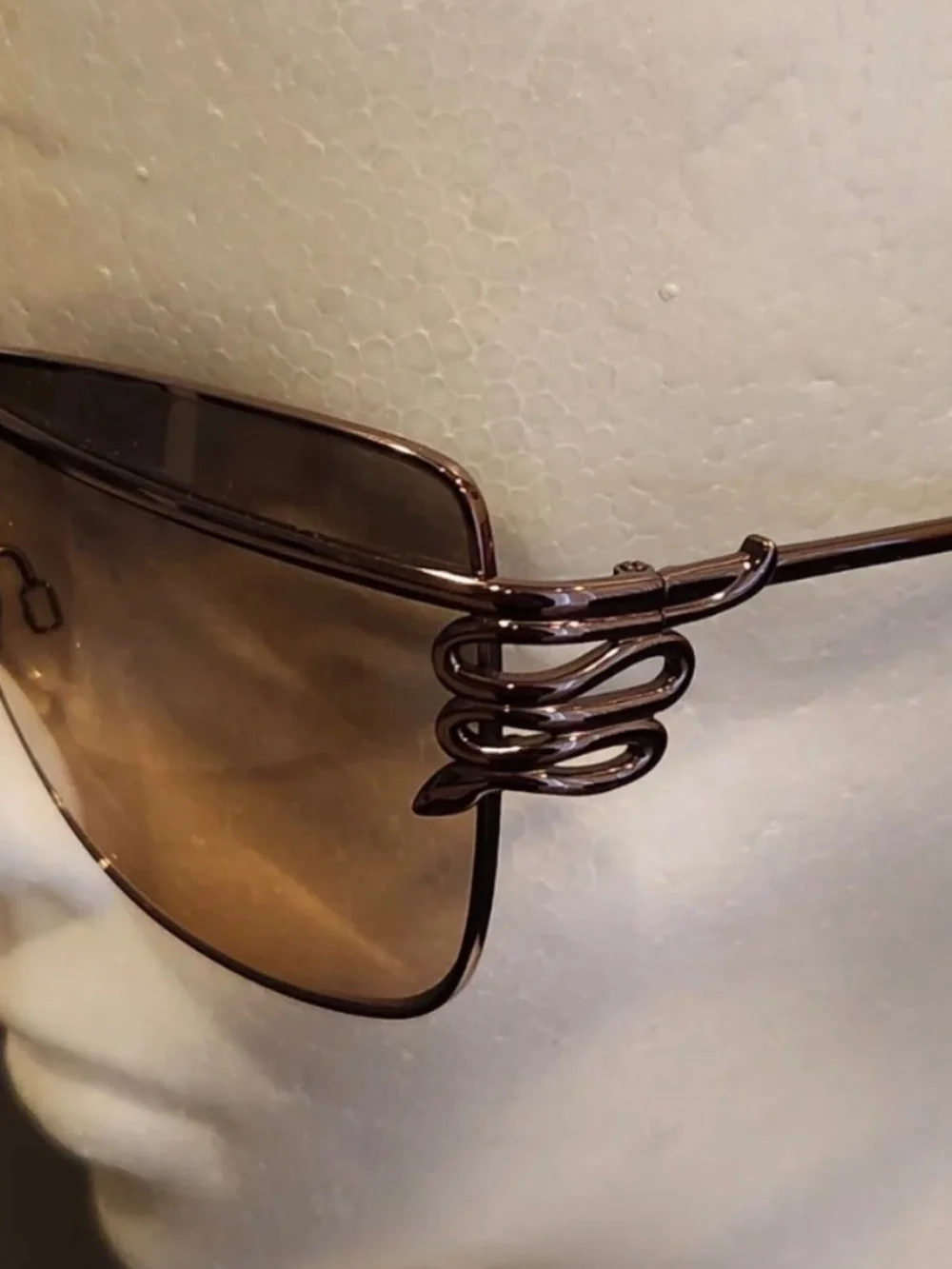 Roberto Cavalli, Morane, 723S Sunglasses GunMetal Frame Brown Gradient - unisex